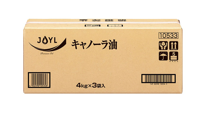 JOYL キャノーラ油 4kg×3袋入の画像