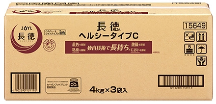「長徳」ヘルシータイプC　4kgピロー×3袋入り／ケースの商品画像