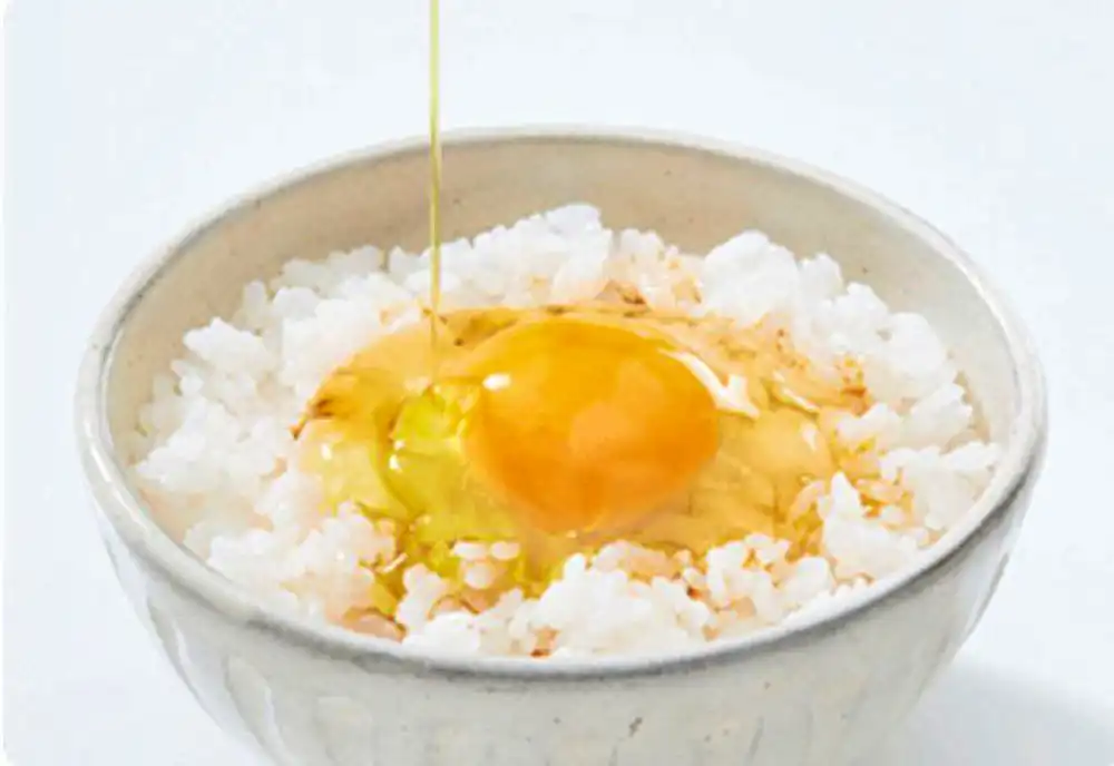 卵かけごはん with オリーブオイル