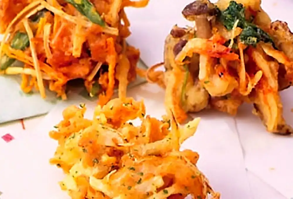 ツナと根菜の落とし揚げ