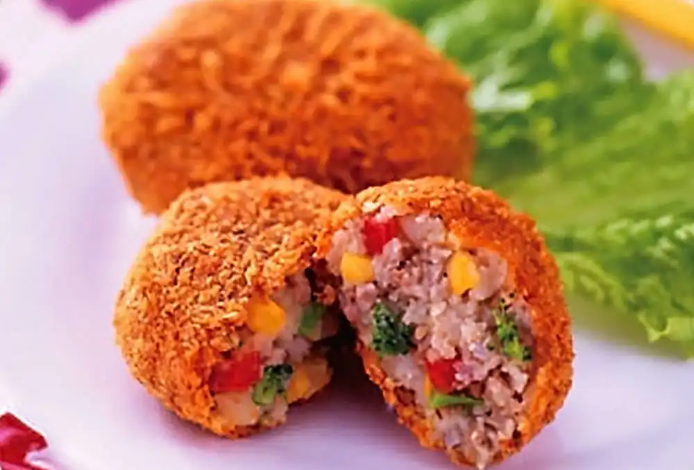 ブロッコリーコーンのポテトコロッケ