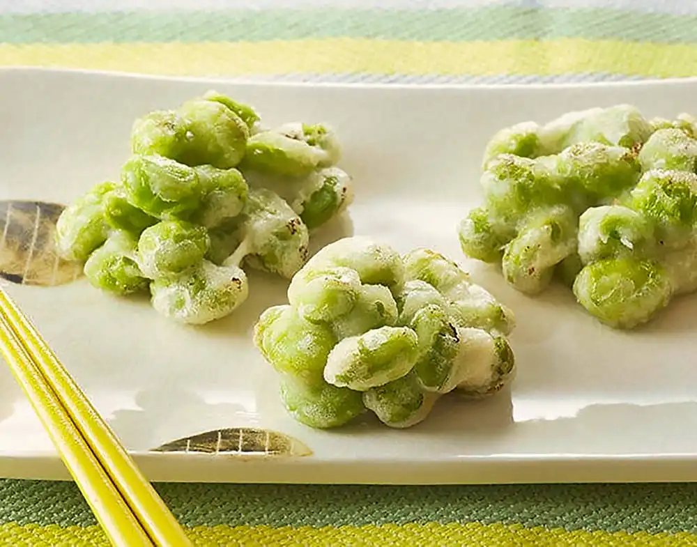 枝豆のひと口かき揚げ