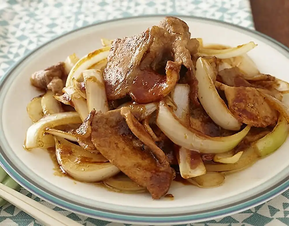 豚肉のコク甘玉ねぎ炒め