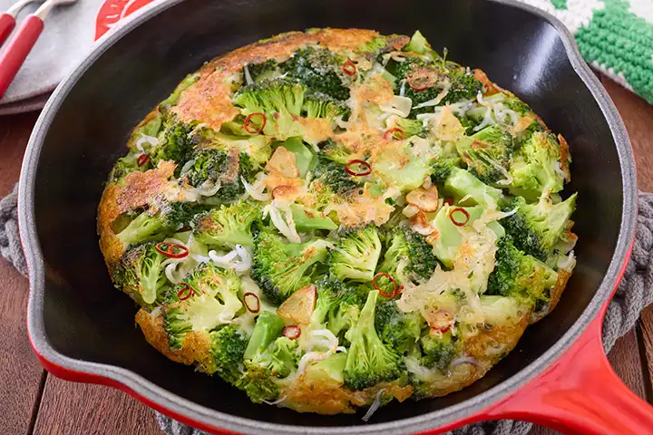 ブロッコリーのガレット