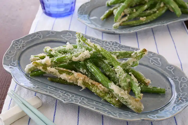 いんげんのから揚げ