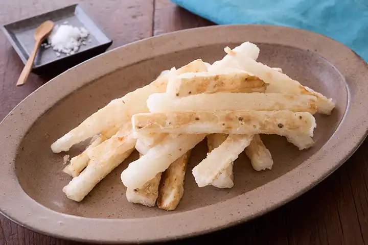 長いものから揚げ