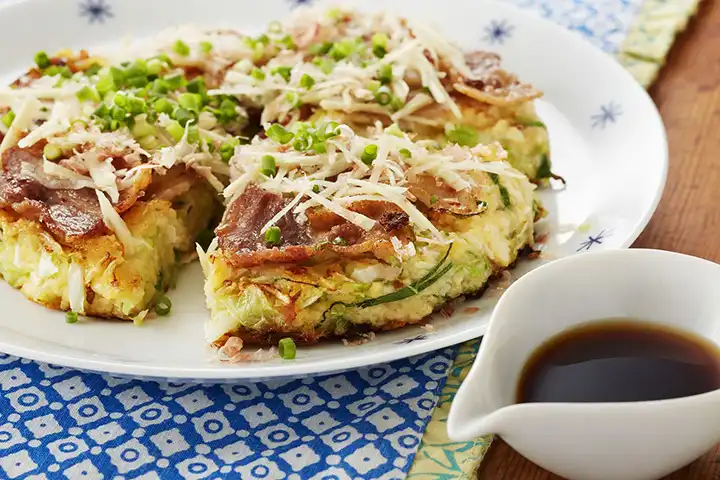 豆腐のお好み焼き