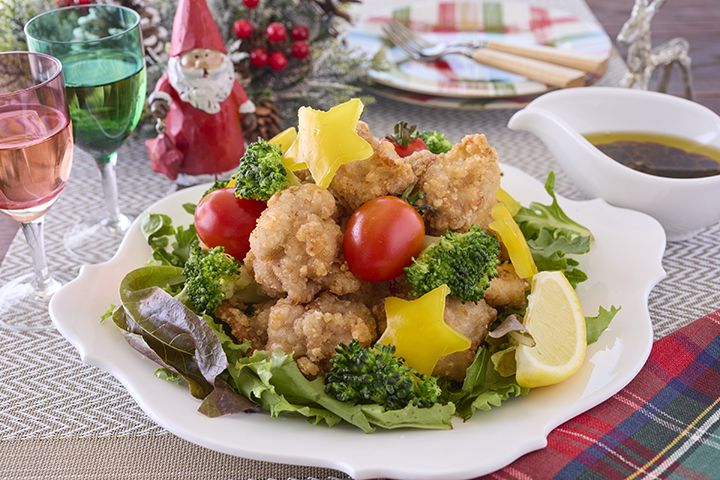 クリスマスから揚げマウンテン