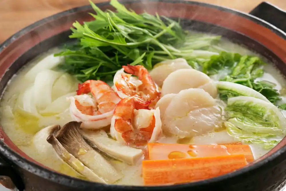 魚介のクリームシチュー鍋