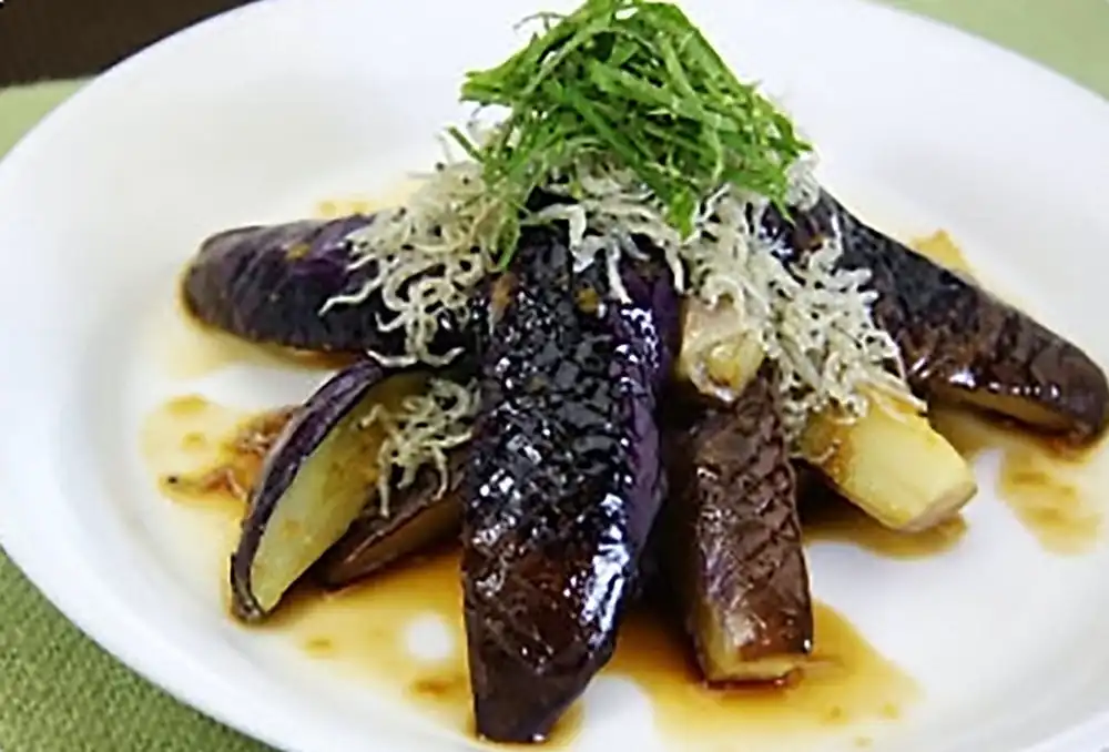 なすのカリカリじゃこ炒め