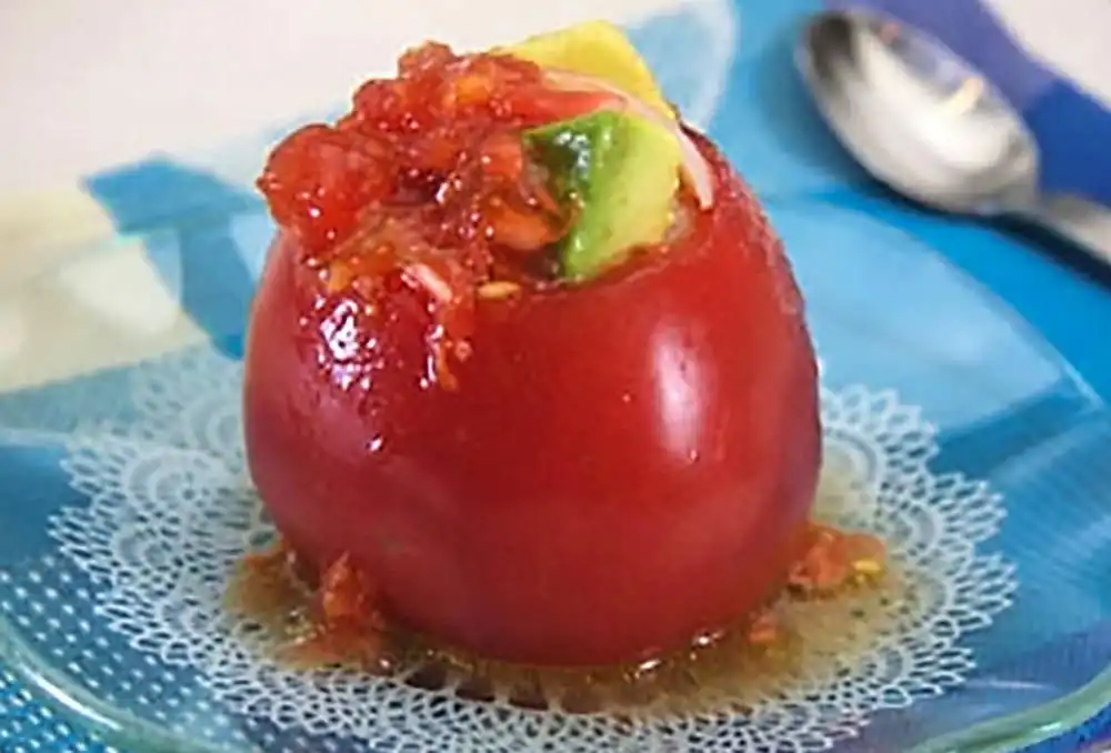 さっぱりトマトファルシ