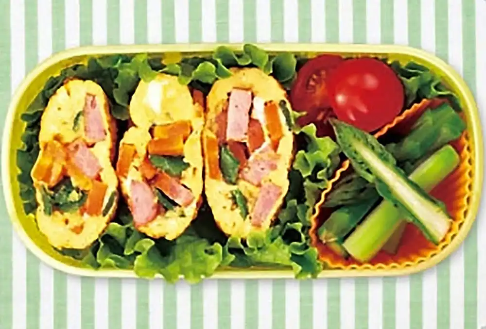 野菜入りかきたま焼き