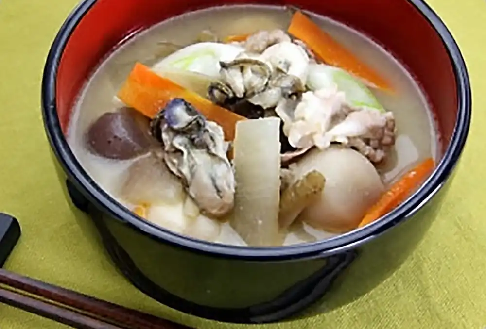 カキのけんちん汁