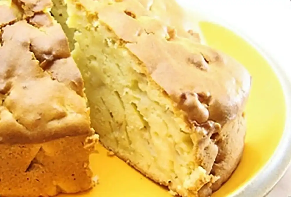 オリーブオイルとりんごケーキ