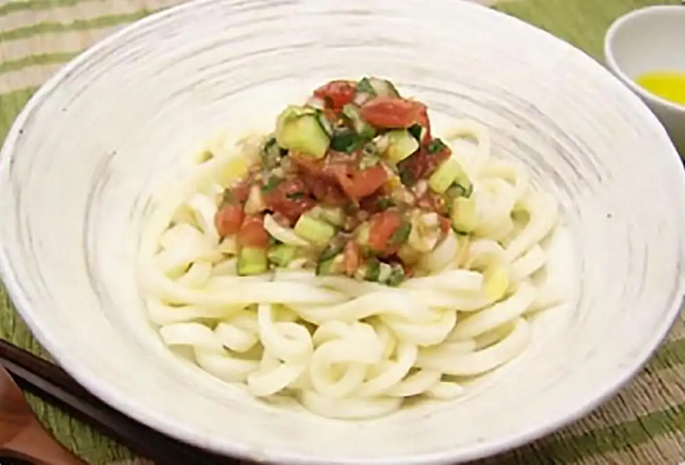 洋風ぶっかけうどん