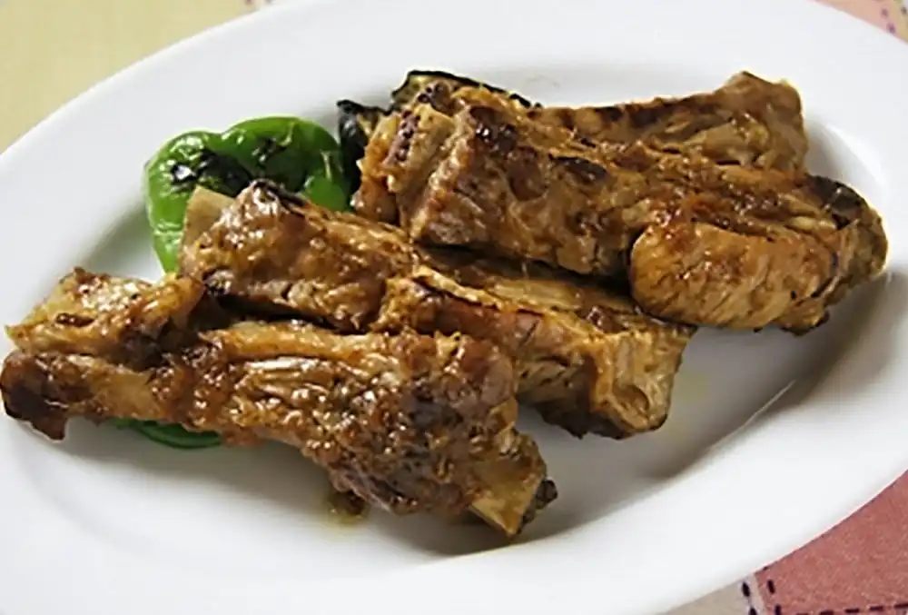 すりおろしりんごとしょうがのスペアリブ