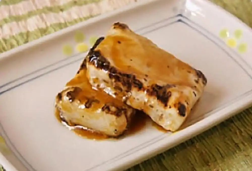 わさびじょうゆごま油餅