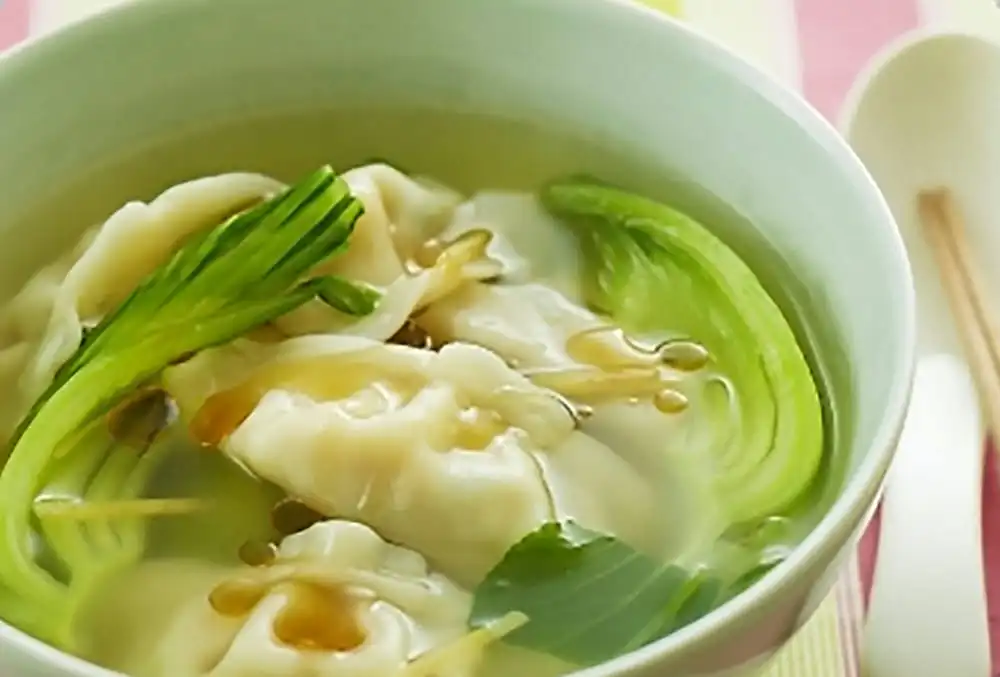 ごま油香るスープ餃子