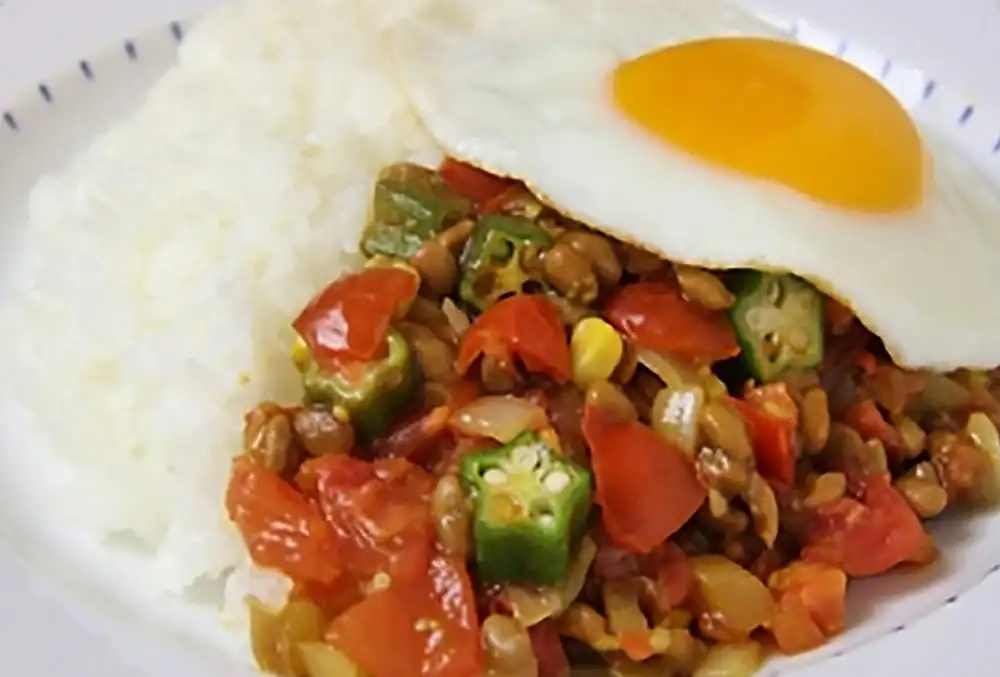 納豆ドライカレー