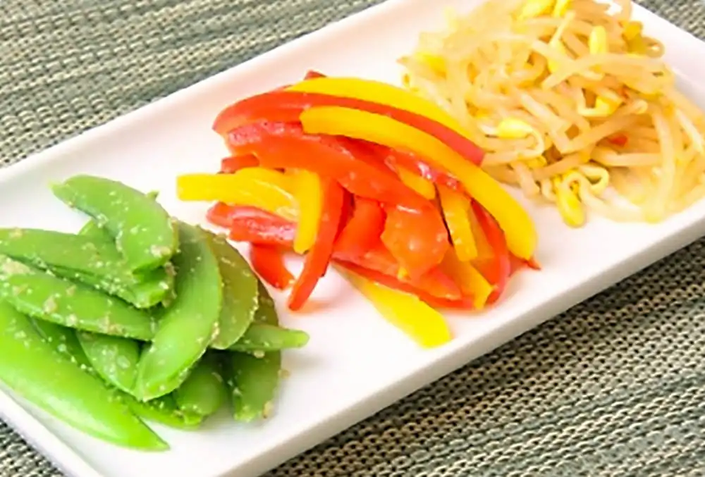 ３つの味のかんたんナムル