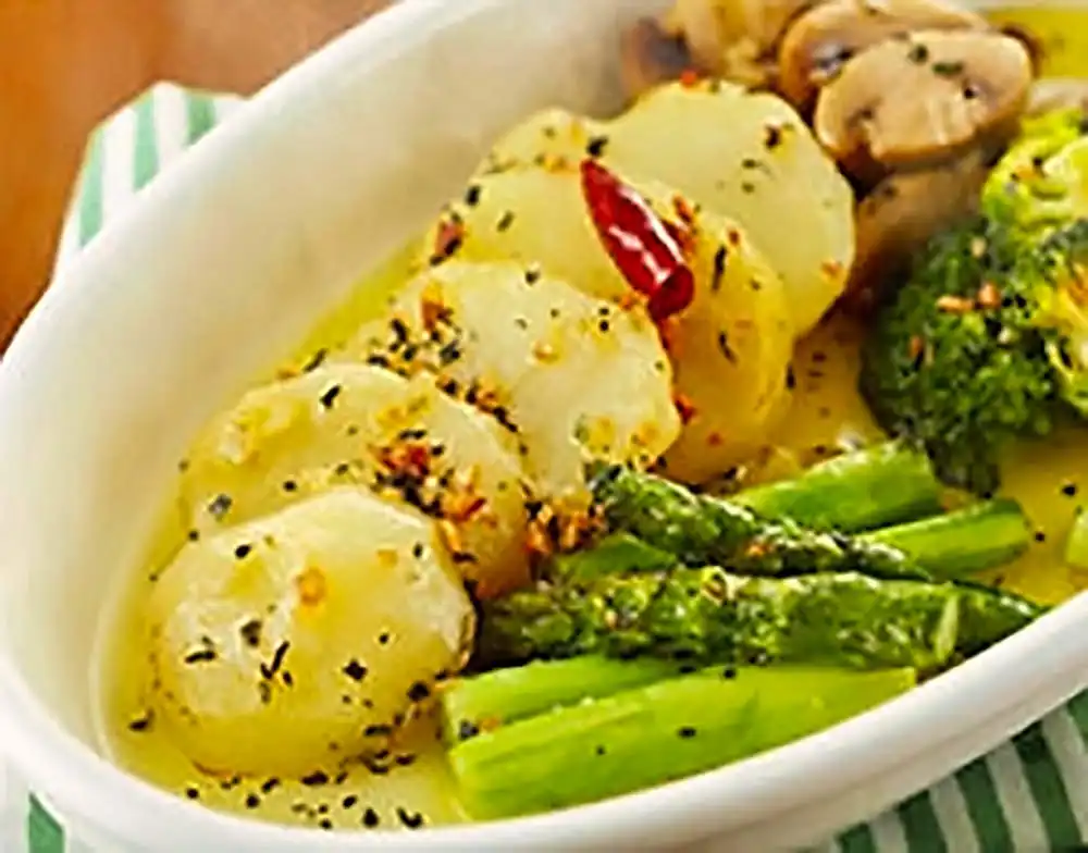 春野菜のアヒージョ