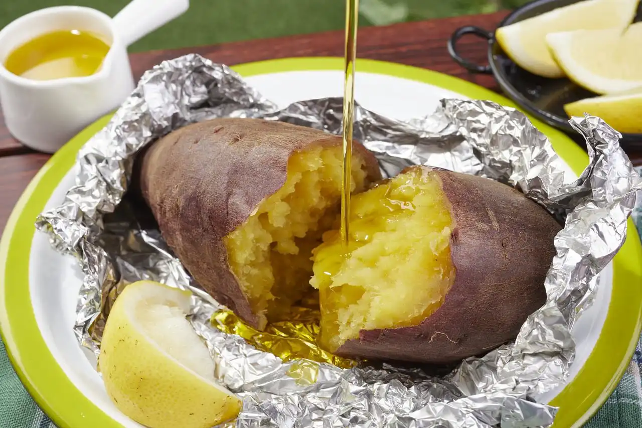 焼きいものオリーブオイルレモン