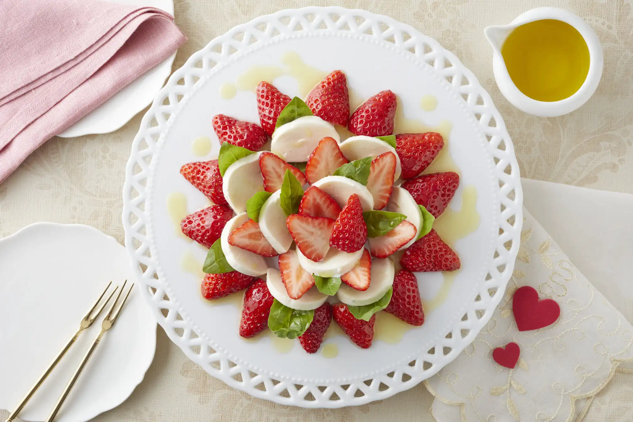 いちごのフラワーカプレーゼ