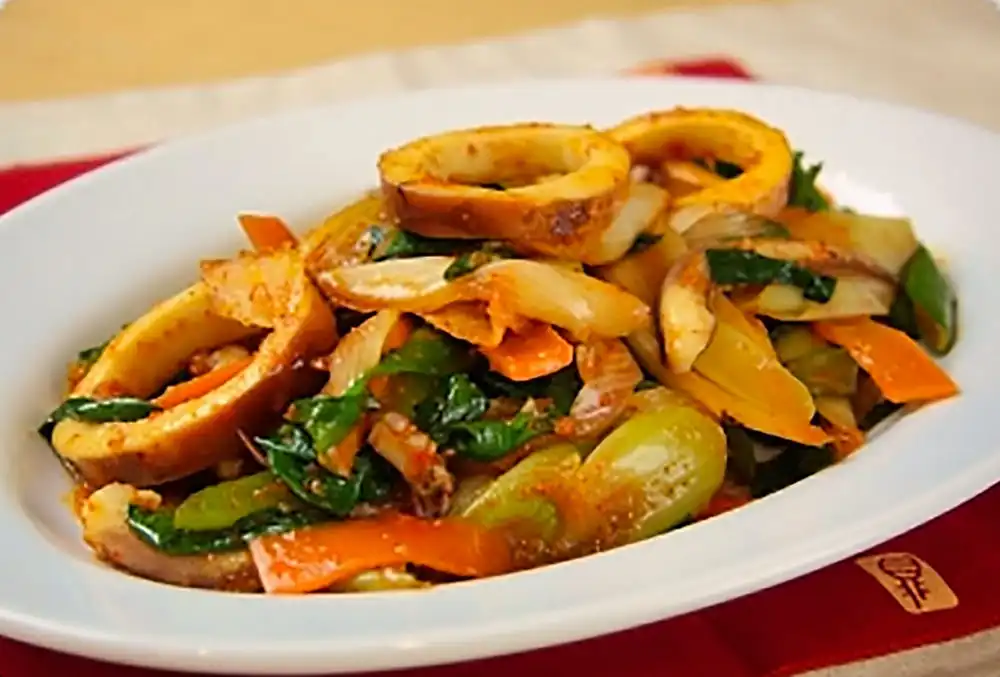 いかの辛うま韓国風炒め