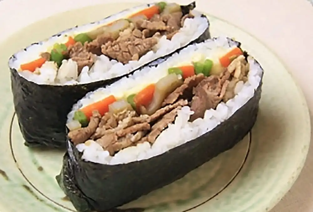 ぜいたくおかずのおにぎらず