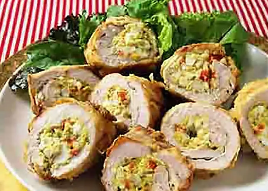 フライドチキン　タルタルハーブロール