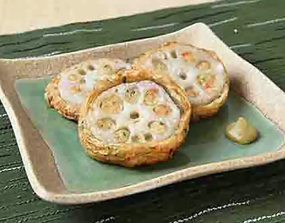 サクサクれんこんの自家製ふわふわさつま揚げ