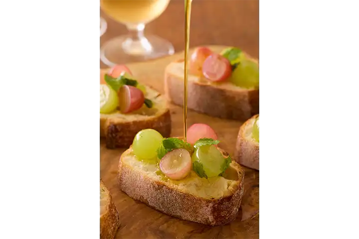 ぶどうのブルスケッタ