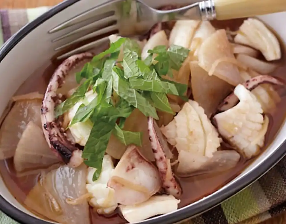 いかと大根のゴヒージョ