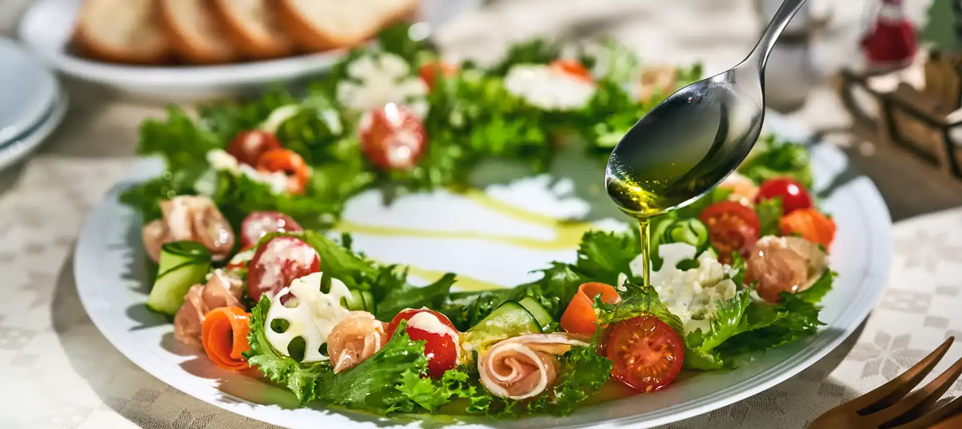 フラワーリースサラダ